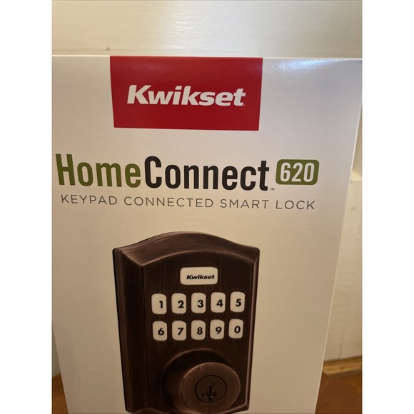Kwikset Home Connect 620 SmartKey Keypad Zwave Smart Lock Venetian Bronze Ring - Picture 2 of 16